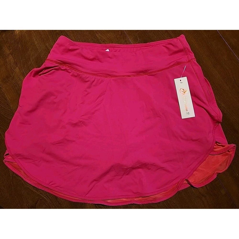 Husnainna Women's Skort, Pink, Size Large (10) New With Tags